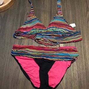 Colorful Anne Cole Signature Biniki